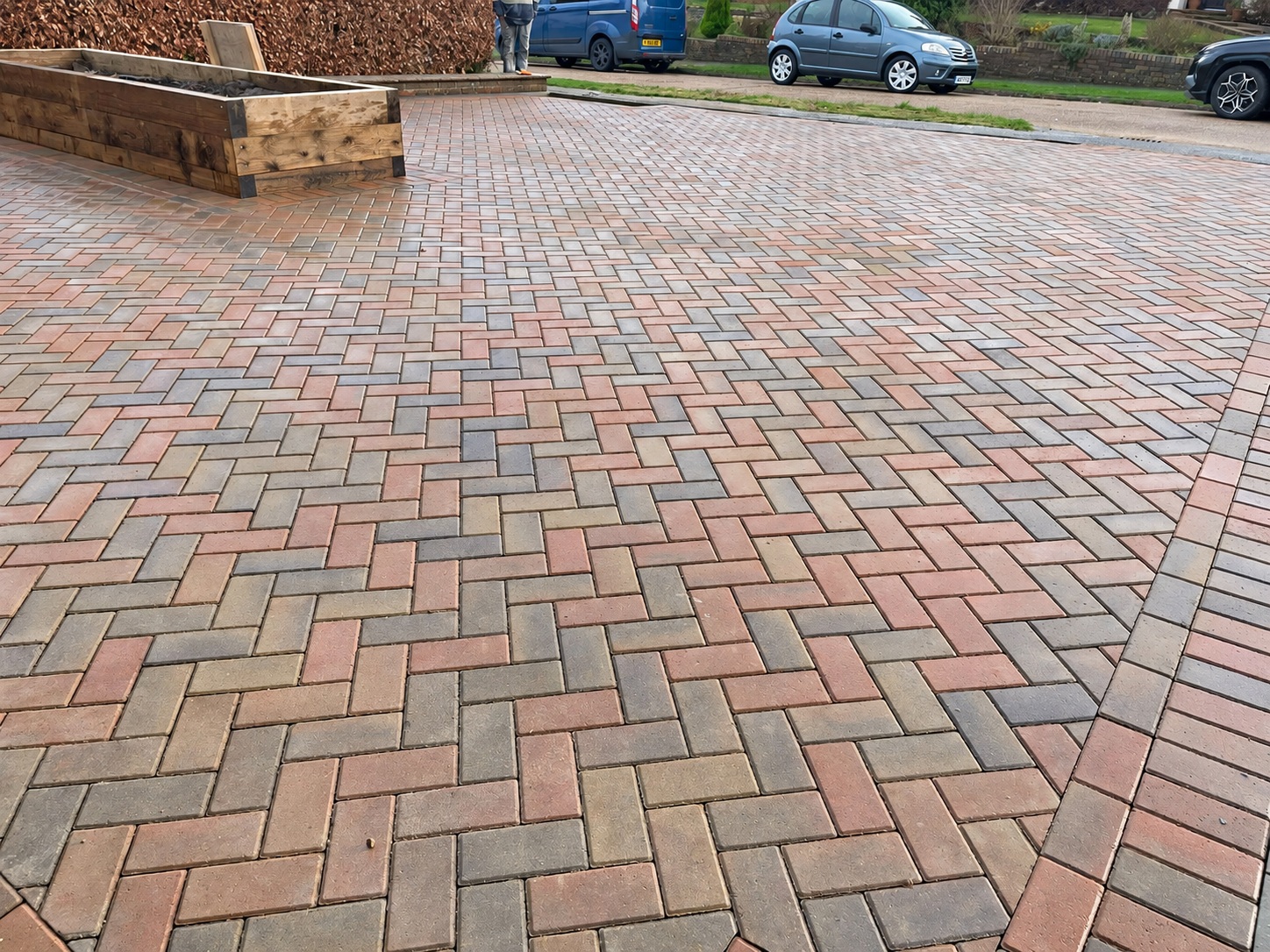 Block paving driveways