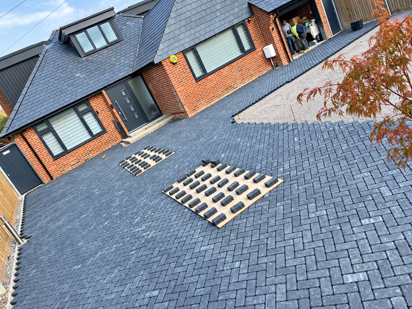 Block paving